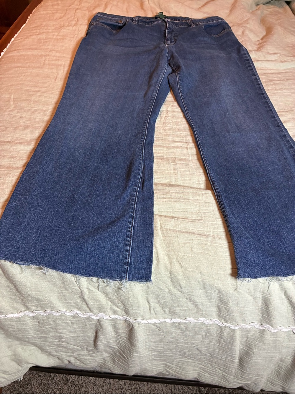 Ralph Lauren Dark Blue Wide-Leg Jeans